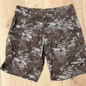 AFTCO Gray Camouflage Board/Swim Shorts